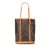 ルイ ヴィトン モノグラム バケットGM トートバッグ ショルダーバッグ バケツバック M42236 ブラウン PVC レザー レディース LOUIS VUITTON 【中古】