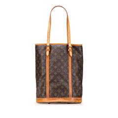 ルイ ヴィトン モノグラム バケットGM トートバッグ ショルダーバッグ バケツバック M42236 ブラウン PVC レザー レディース LOUIS VUITTON 【中古】