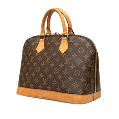 ルイ ヴィトン モノグラム アルマPM 旧型 ハンドバッグ M51130 ブラウン PVC レザー レディース LOUIS VUITTON 中古