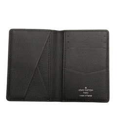 ルイ ヴィトン エピ オーガナイザー ドゥ ポッシュ カードケース M60642 ブラック レザー メンズ LOUIS VUITTON 【中古】