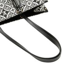 ルイ ヴィトン モノグラム オンザゴーGM ハンドバッグ トートバッグ M57207 ブラック ホワイト ブルー キャンバス レザー レディース LOUIS VUITTON 【中古】