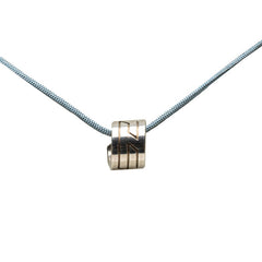 エルメス イタリーク ネックレス ブルー SV925 シルバー レディース HERMES 【中古】