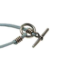 エルメス イタリーク ネックレス ブルー SV925 シルバー レディース HERMES 【中古】