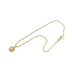 シャネル ペンダント ネックレス ゴールド メッキ フェイクパール レディース CHANEL 【中古】