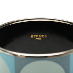 エルメス エマイユTGM 七宝焼き バングル シルバー マルチカラー メタル レディース HERMES 【中古】