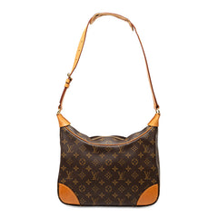 ルイ ヴィトン モノグラム ブローニュ30 ショルダーバッグ M51265 ブラウン PVC レザー レディース LOUIS VUITTON 【中古】