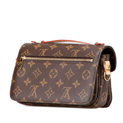 ルイ ヴィトン モノグラム ポシェット メティスMM ショルダーバッグ ハンドバッグ 2WAY M44875 ブラウン PVC レザー レディース LOUIS VUITTON 【中古】