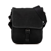 プラダ ロゴ ショルダーバッグ V167 ブラック ナイロン レディース PRADA 【中古】