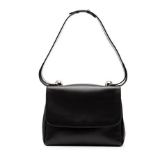 サルヴァトーレフェラガモ ワンショルダーバッグ DY-21 E447 ブラック レザー レディース Salvatore Ferragamo 【中古】