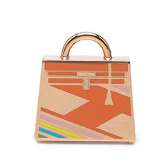 エルメス ケリー キュリオジテ ペンダント トップ チャーム ゴールド メッキ レディース HERMES 【中古】