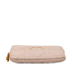 ディオール カナージュ カロ 小銭入れ コインケース 43MA0274 ピンク ラベンダー ラムスキン レディース Dior 【中古】