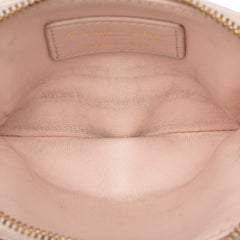 ディオール カナージュ カロ 小銭入れ コインケース 43MA0274 ピンク ラベンダー ラムスキン レディース Dior 【中古】