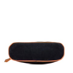 エルメス ボリードポーチ20 PM ポーチ ブラック キャンバス レザー レディース HERMES 【中古】