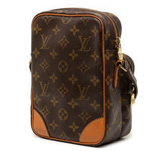 ルイ ヴィトン モノグラム アマゾン 斜め掛け ショルダーバッグ M45236 ブラウン PVC レザー レディース LOUIS VUITTON 【中古】