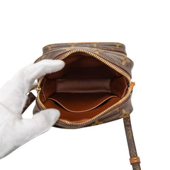 ルイ ヴィトン モノグラム アマゾン 斜め掛け ショルダーバッグ M45236 ブラウン PVC レザー レディース LOUIS VUITTON 【中古】
