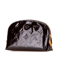 ルイ ヴィトン モノグラム ヴェルニ ポシェット コスメティック ポーチ M91495 アマラント パープル パテントレザー レディース LOUIS VUITTON 【中古】