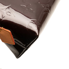 ルイ ヴィトン モノグラム ヴェルニ ポシェット コスメティック ポーチ M91495 アマラント パープル パテントレザー レディース LOUIS VUITTON 【中古】