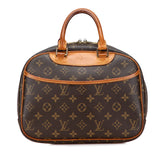 ルイ ヴィトン モノグラム トゥルーヴィル ハンドバッグ M42228 ブラウン PVC レザー レディース LOUIS VUITTON 【中古】