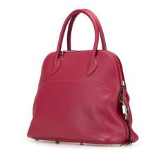 エルメス ボリード31 ショルダーバッグ ハンドバッグ 2WAY ルビー ピンク トリヨンクレマンス レディース HERMES 【中古】