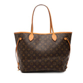 ルイ ヴィトン モノグラム ネヴァーフルMM ショルダーバッグ トートバッグ M40156 ブラウン PVC レザー レディース LOUIS VUITTON 【中古】
