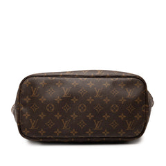 ルイ ヴィトン モノグラム ネヴァーフルMM ショルダーバッグ トートバッグ M40156 ブラウン PVC レザー レディース LOUIS VUITTON 【中古】