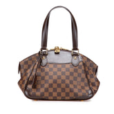 ルイ ヴィトン ダミエ ヴェローナPM ハンドバッグ ショルダーバッグ N41117 ブラウン PVC レザー レディース LOUIS VUITTON 【中古】