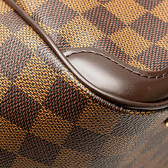 ルイ ヴィトン ダミエ ヴェローナPM ハンドバッグ ショルダーバッグ N41117 ブラウン PVC レザー レディース LOUIS VUITTON 【中古】