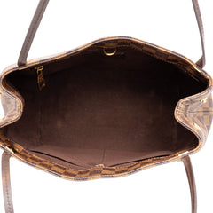 ルイ ヴィトン ダミエ マーリボーンPM トートバッグ ショルダーバッグ N41215 ブラウン PVC レザー レディース LOUIS VUITTON 中古