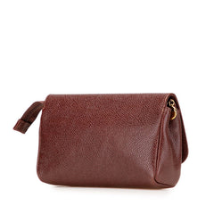 シャネル ココマーク ポーチ ブラウン キャビアスキン レディース CHANEL 【中古】