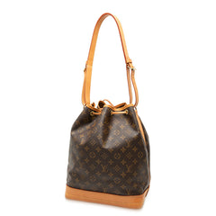 ルイ ヴィトン モノグラム ノエ ショルダーバッグ M42224 ブラウン PVC レザー レディース LOUIS VUITTON 【中古】