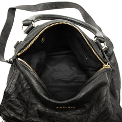 ジバンシー パンドラ シワ加工 ハンドバッグ ショルダーバッグ 2WAY ブラック レザー レディース Givenchy 【中古】