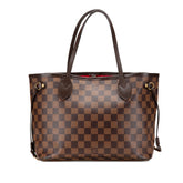 ルイ ヴィトン ダミエ ネヴァーフルPM トートバッグ ハンドバッグ N41359 エベヌ ブラウン PVC レザー レディース LOUIS VUITTON 【中古】