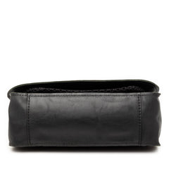 シャネル ワイルドステッチ ココマーク 斜め掛け チェーン ショルダーバッグ ブラック レザー レディース CHANEL 【中古】