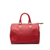 ルイ ヴィトン エピ スピーディ25 ハンドバッグ ミニボストンバッグ M43017 カスティリアンレッド レザー レディース LOUIS VUITTON 【中古】