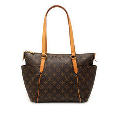 ルイ ヴィトン モノグラム トータリーPM ハンドバッグ ショルダーバッグ M56688 ブラウン PVC レザー レディース LOUIS VUITTON 【中古】