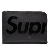 ルイ ヴィトン × シュプリーム Supreme エピ ポシェット ジュールGM クラッチバッグ M67754 ノワール ブラック レザー レディース LOUIS VUITTON 中古