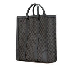 グッチ GGスプリーム オフィディア ミディアム ハンドバッグ ショルダーバッグ 2WAY 731793 グレー PVC レザー レディース GUCCI 【中古】