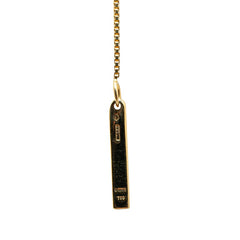 グッチ ラリアット ネックレス K18YG イエローゴールド レディース GUCCI 【中古】
