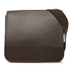 ルイ ヴィトン タイガ アンドレイ 斜め掛け ショルダーバッグ M32488 グリズリ ブラウン レザー メンズ LOUIS VUITTON 【中古】