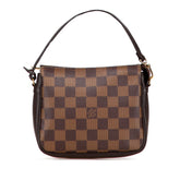 ルイ ヴィトン ダミエ トゥルース メイクアップ ミニショルダーバッグ ポーチ N51982 ブラウン PVC レザー レディース LOUIS VUITTON 【中古】