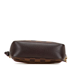 ルイ ヴィトン ダミエ トゥルース メイクアップ ミニショルダーバッグ ポーチ N51982 ブラウン PVC レザー レディース LOUIS VUITTON 【中古】