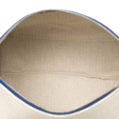 エルメス ブリッドアブラックGM カブリオル ハンドバッグ ベージュ ネイビー トワルアッシュ レディース HERMES 【中古】