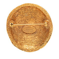 シャネル ヴィンテージ ココマーク ブローチ ゴールド メッキ レディース CHANEL 【中古】