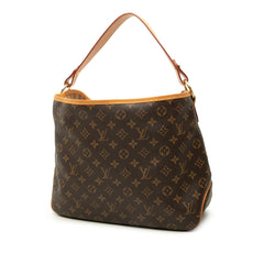 ルイ ヴィトン モノグラム ディライトフルPM ワンショルダーバッグ M40352 ブラウン PVC レザー レディース LOUIS VUITTON 中古