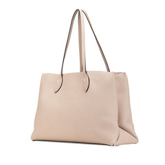 ルイ ヴィトン ロックミー ショッパー ショルダーバッグ トートバッグ M57346 グレージュ ベージュ レザー レディース LOUIS VUITTON 中古