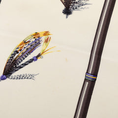 エルメス カレ90 Flies フライ スカーフ 大判 ブラック マルチカラー シルク レディース HERMES 【中古】