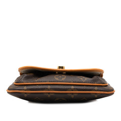 ルイ ヴィトン モノグラム ポシェット ティカル ポーチ M60019 ブラウン PVC レザー レディース LOUIS VUITTON 【中古】