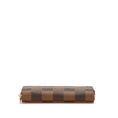 ルイ ヴィトン ダミエ ジッピーコインパース コインケース N63070 ブラウン PVC メッキ レディース LOUIS VUITTON 【中古】