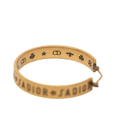 ディオール ジャディオール トライバル フープ ピアス ゴールド メッキ レディース Dior 【中古】