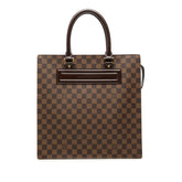 ルイ ヴィトン ダミエ ヴェニスGM トートバッグ N51146 ブラウン PVC レザー レディース LOUIS VUITTON 中古